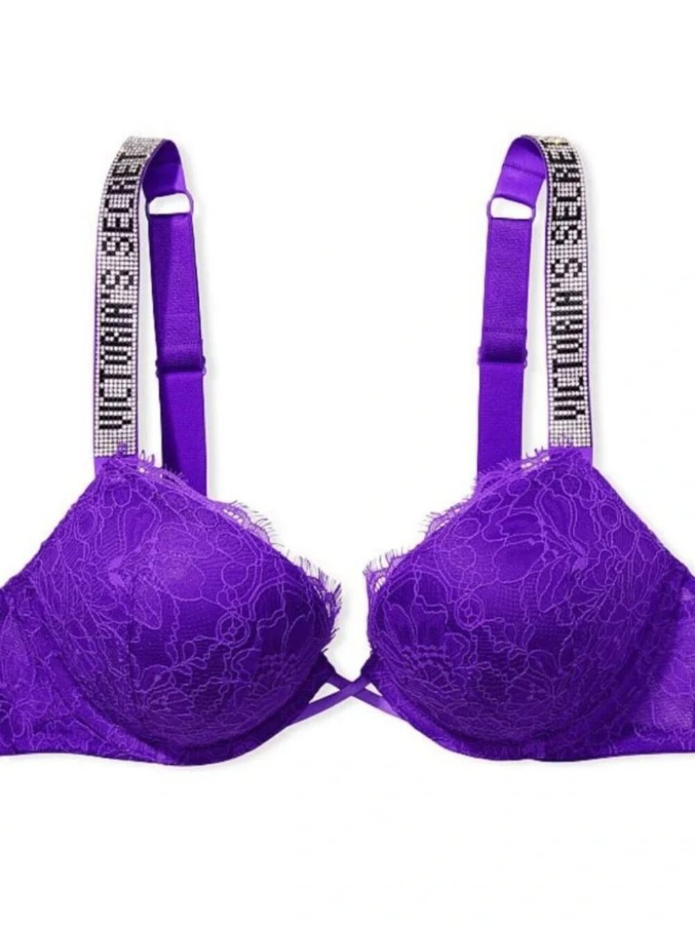 Victoria Secret Very Sexy Purple Bombshell Add-2-Cups Push-Up Bra ** SZ 34C